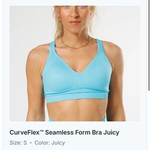 Paragon Fitwear CurveFlex Seamless V-Neck Bra - Juicy